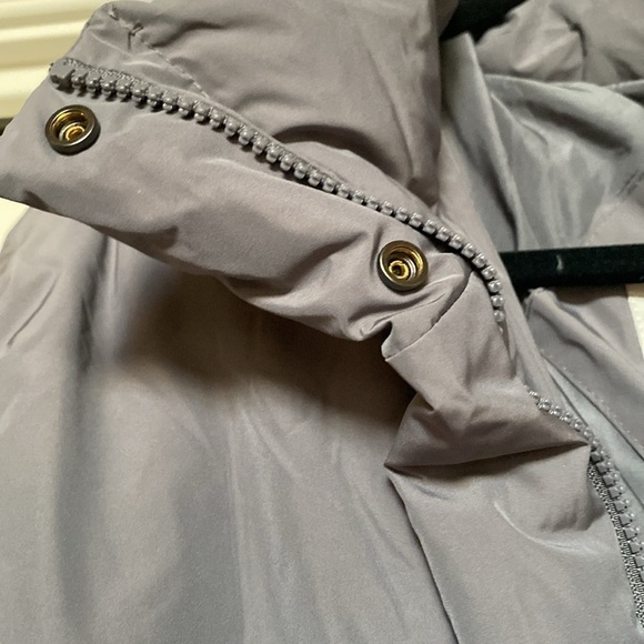 NWT FITOUCH Women's L Down Puffer Jacket Coat Grey Winter ski snow warm Cozy - Picture 11 of 12